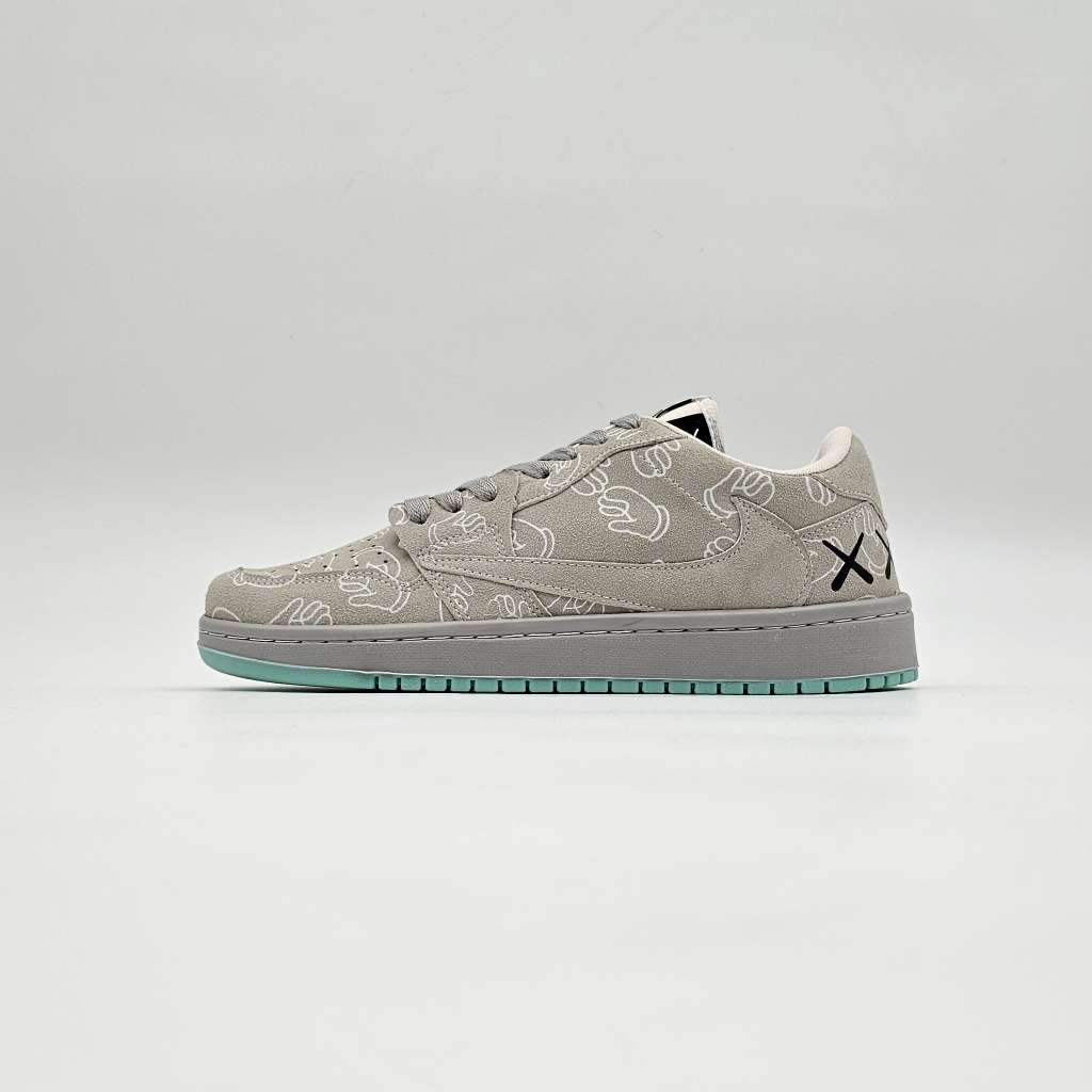 کتونی نایک ایر جردن 1 لو مدل Travis Scott Kaws